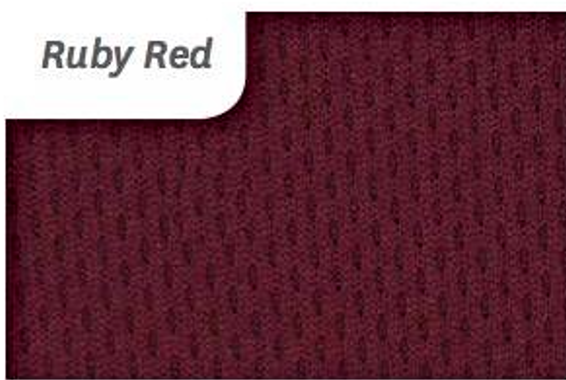 Studio 50 Desk Mount Screen - 900H x 1500W-Office Partitons-Breathe-Ruby Red-Commercial Traders - Office Furniture