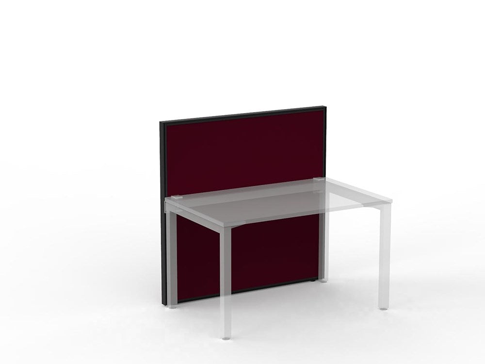 Studio 50 Partition - 1200h x 1200w-Office Partitons-BE-Ruby Red-Commercial Traders - Office Furniture
