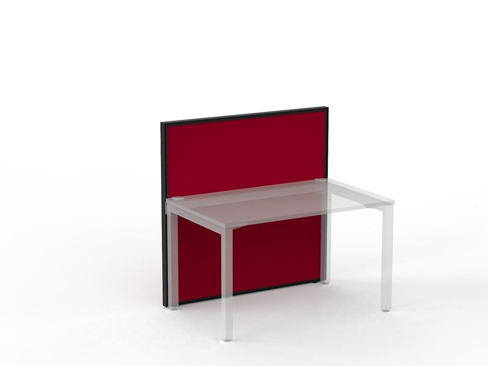 Studio 50 Partition - 1200h x 1200w-Office Partitons-BE-Tomato Red-Commercial Traders - Office Furniture