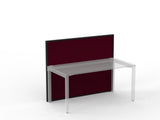 Studio 50 Partition - 1200h x 1500w-Office Partitons-BE-Ruby Red-Commercial Traders - Office Furniture