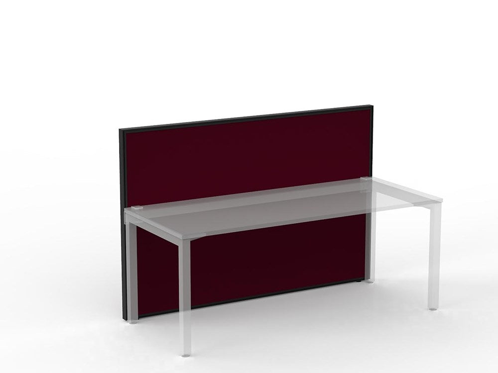 Studio 50 Partition - 1200h x 1800w-Office Partitons-BE-Ruby Red-Commercial Traders - Office Furniture