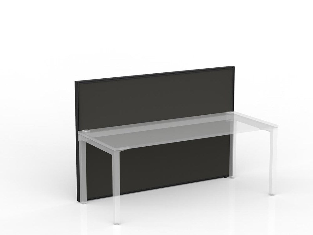 Studio 50 Partition - 1200h x 1800w-Office Partitons-SP-Charcoal-Commercial Traders - Office Furniture