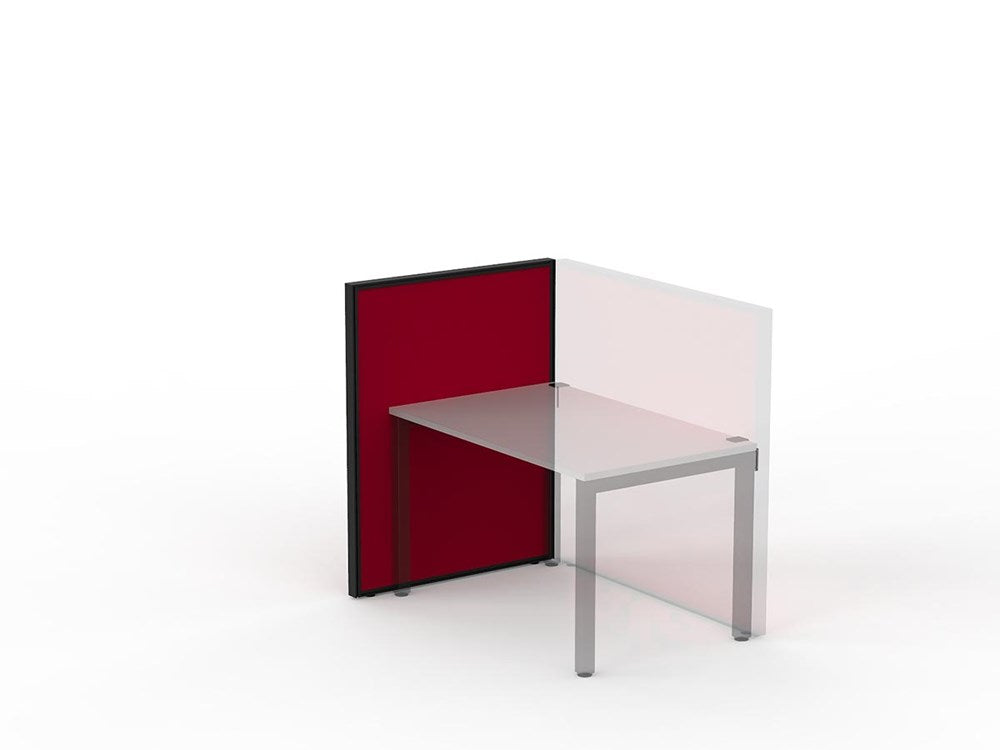 Studio 50 Partition - 1200h x 900w-Office Partitons-BE-Tomato Red-Commercial Traders - Office Furniture