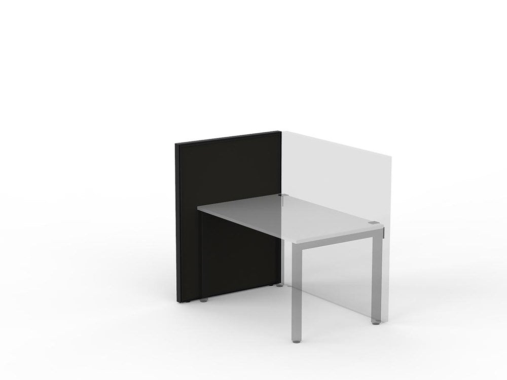 Studio 50 Partition - 1200h x 900w-Office Partitons-CN-Ebony-Commercial Traders - Office Furniture