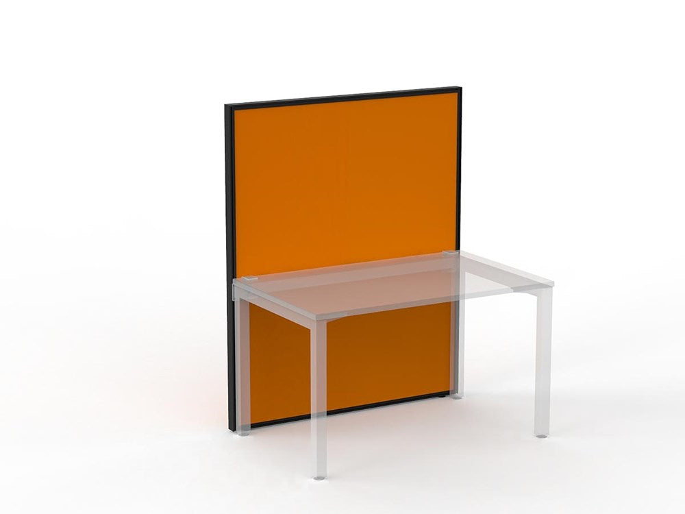 Studio 50 Partition - 1500h x 1200w-Office Partitons-BE-Bright Orange-Commercial Traders - Office Furniture