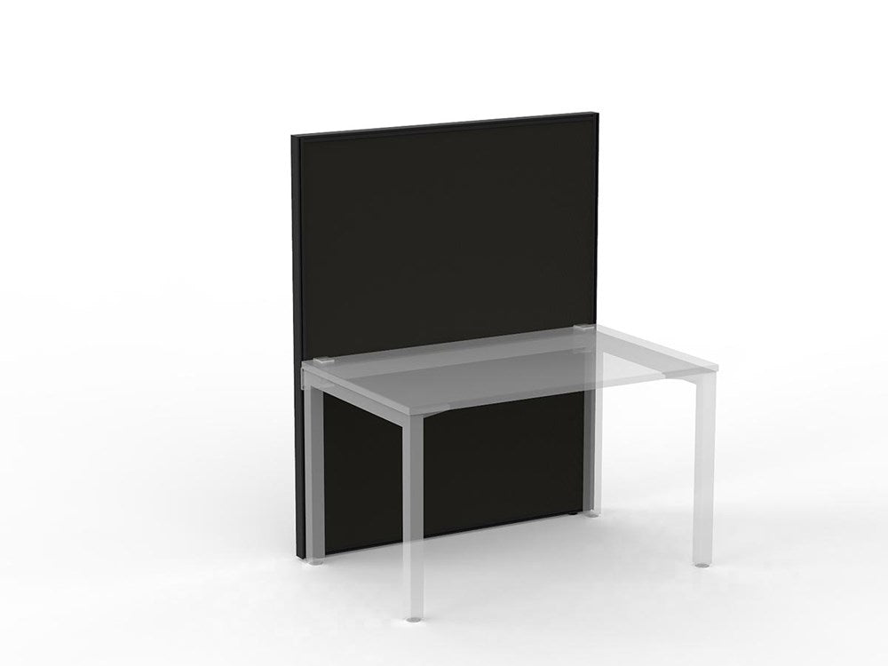 Studio 50 Partition - 1500h x 1200w-Office Partitons-CN-Ebony-Commercial Traders - Office Furniture