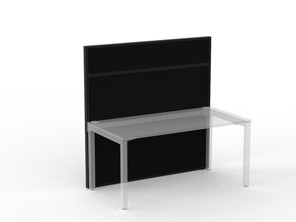 Studio 50 Partition - 1500h x 1500w-Office Partitons-BE-Black-Commercial Traders - Office Furniture