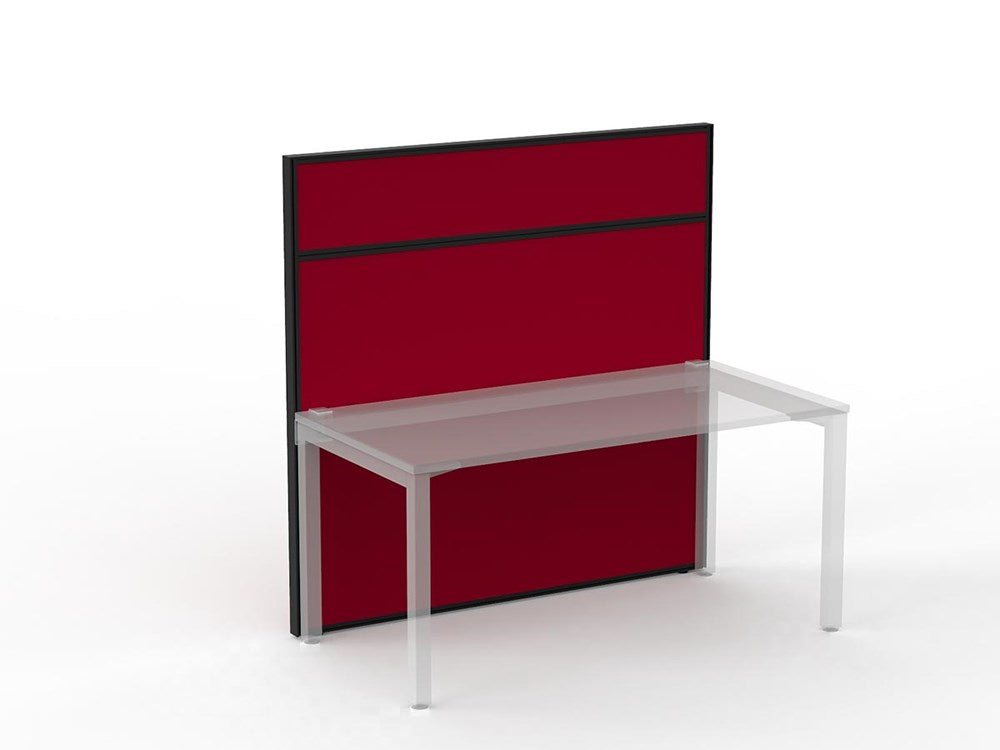 Studio 50 Partition - 1500h x 1500w-Office Partitons-BE-Tomato Red-Commercial Traders - Office Furniture