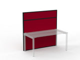 Studio 50 Partition - 1500h x 1500w-Office Partitons-BE-Tomato Red-Commercial Traders - Office Furniture