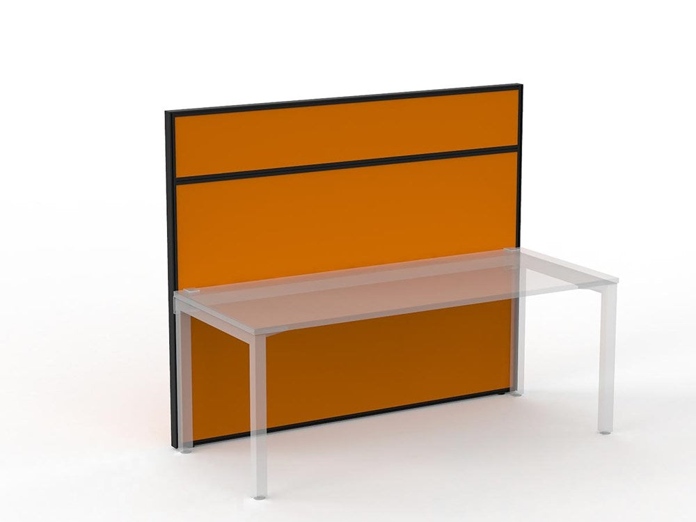 Studio 50 Partition - 1500h x 1800w-Office Partitons-BE-Bright Orange-Commercial Traders - Office Furniture
