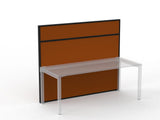 Studio 50 Partition - 1500h x 1800w-Office Partitons-BE-Burnt Orange-Commercial Traders - Office Furniture