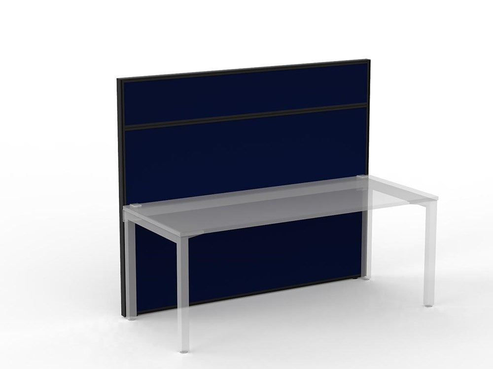 Studio 50 Partition - 1500h x 1800w-Office Partitons-BE-Navy-Commercial Traders - Office Furniture