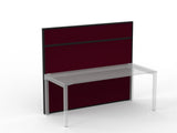 Studio 50 Partition - 1500h x 1800w-Office Partitons-BE-Ruby Red-Commercial Traders - Office Furniture