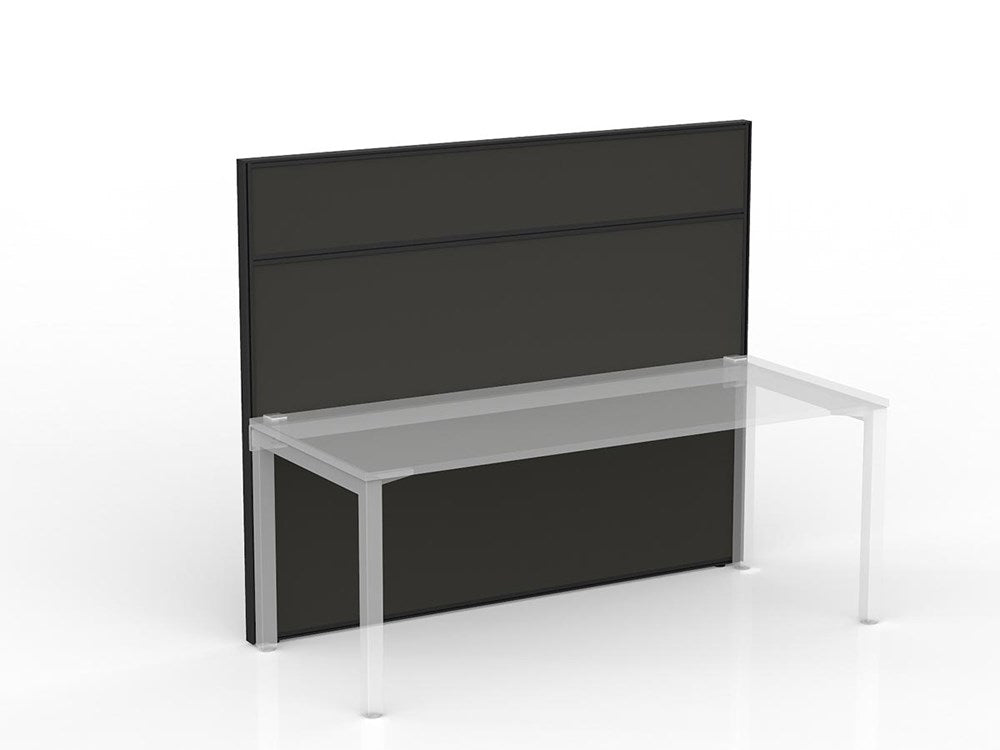 Studio 50 Partition - 1500h x 1800w-Office Partitons-SP-Charcoal-Commercial Traders - Office Furniture
