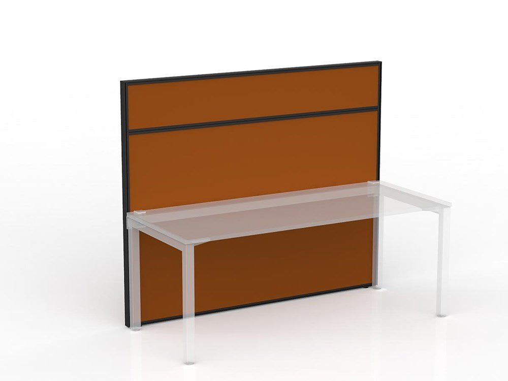 Studio 50 Partition - 1500h x 1800w-Office Partitons-SP-Orange-Commercial Traders - Office Furniture