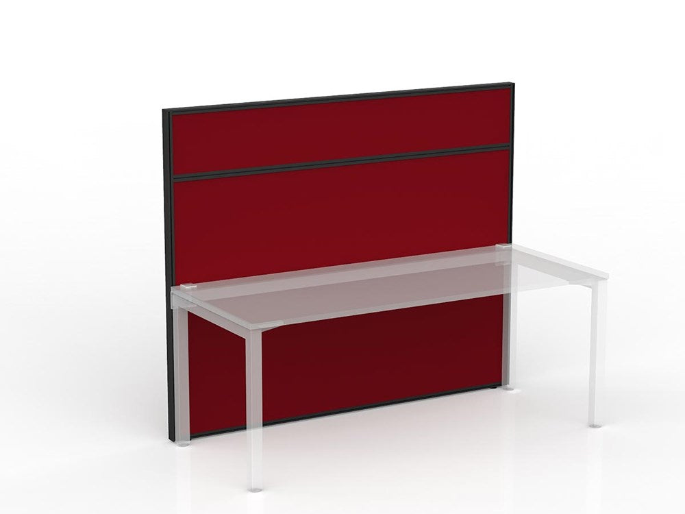 Studio 50 Partition - 1500h x 1800w-Office Partitons-SP-Red-Commercial Traders - Office Furniture
