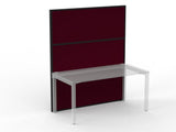 Studio 50 Partition - 1800h x 1500w-Office Partitons-BE-Ruby Red-Commercial Traders - Office Furniture