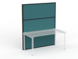 Studio 50 Partition - 1800h x 1500w-Office Partitons-CN-Midnight-Commercial Traders - Office Furniture