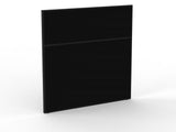 Studio 50 Partition - 1800h x 1800w-Office Partitons-BE-Black-Commercial Traders - Office Furniture