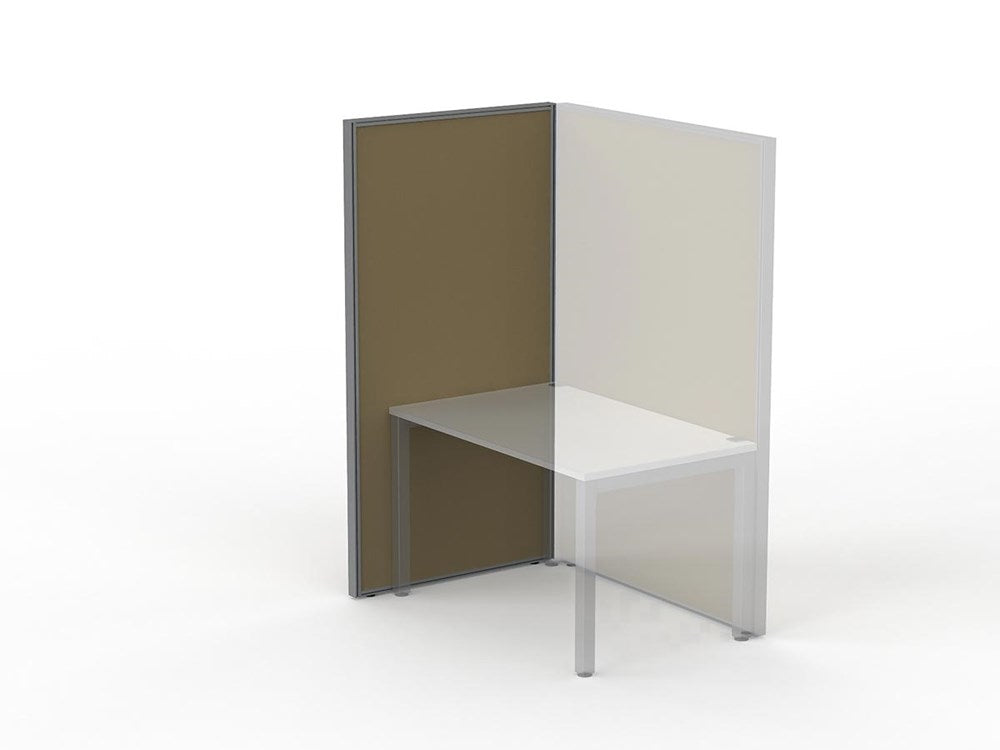 Studio 50 Partition - 1800h x 900w-Office Partitons-Crown-Silver-Commercial Traders - Office Furniture