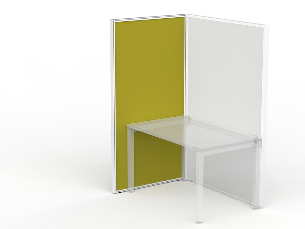 Studio 50 Partition - 1800h x 900w-Office Partitons-Splice-White-Commercial Traders - Office Furniture