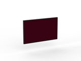 Studio 50 Desk Mount Screen - 900H x 1500W-Office Partitons-BE-Ruby Red-Commercial Traders - Office Furniture