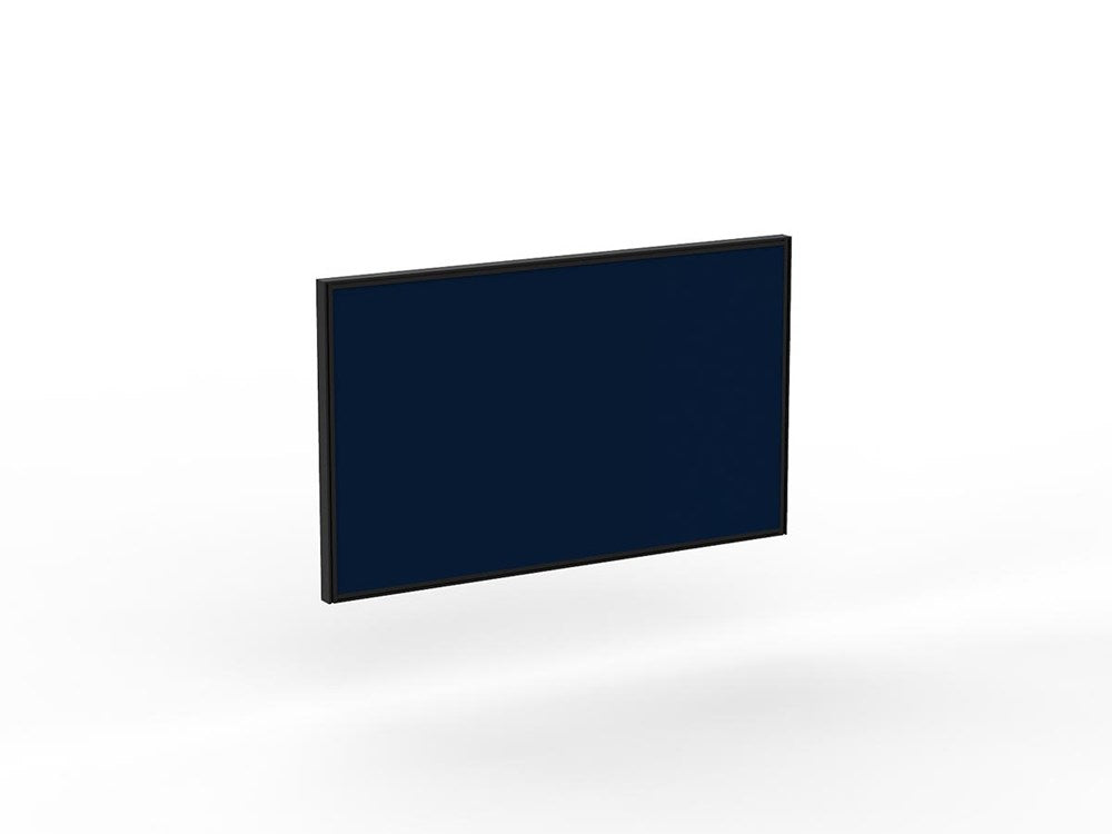 Studio 50 Desk Mount Screen - 900H x 1500W-Office Partitons-BE-Steel Blue-Commercial Traders - Office Furniture