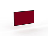 Studio 50 Desk Mount Screen - 900H x 1500W-Office Partitons-BE-Tomato Red-Commercial Traders - Office Furniture