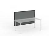 Studio 50 Desk Mount Screen - 900H x 1500W-Office Partitons-SP-Grey-Commercial Traders - Office Furniture