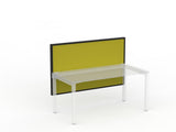 Studio 50 Desk Mount Screen - 900H x 1500W-Office Partitons-SP-Yellow-Commercial Traders - Office Furniture