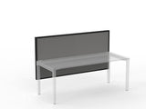 Studio 50 Desk Mount Screen - 900H x 1800W-Office Partitons-BE-Alloy Grey-Commercial Traders - Office Furniture