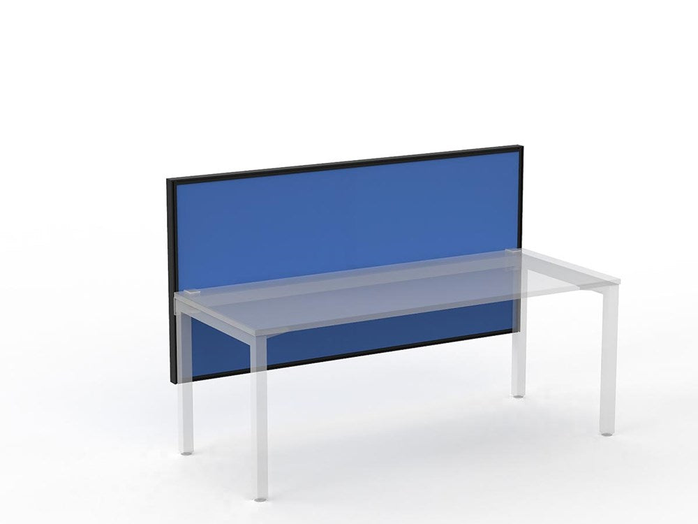 Studio 50 Desk Mount Screen - 900H x 1800W-Office Partitons-BE-Baby Blue-Commercial Traders - Office Furniture