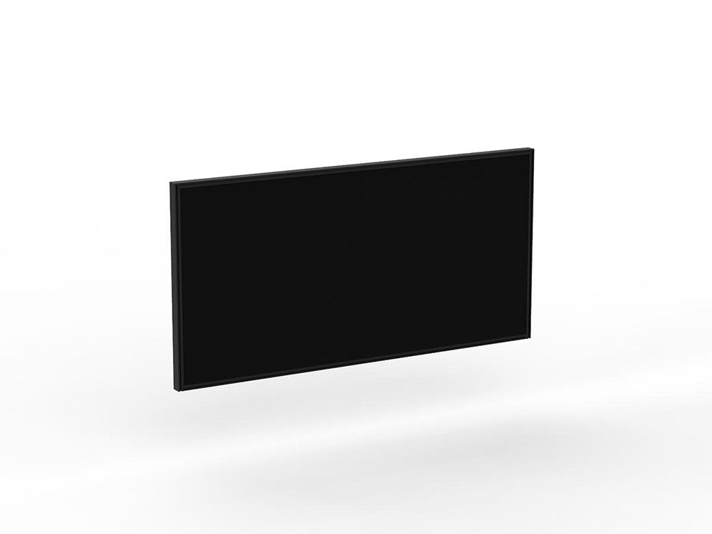 Studio 50 Desk Mount Screen - 900H x 1800W-Office Partitons-BE-Black-Commercial Traders - Office Furniture