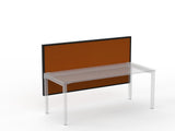 Studio 50 Desk Mount Screen - 900H x 1800W-Office Partitons-BE-Burnt Orange-Commercial Traders - Office Furniture