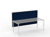Studio 50 Desk Mount Screen - 900H x 1800W-Office Partitons-BE-Steel Blue-Commercial Traders - Office Furniture