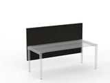 Studio 50 Desk Mount Screen - 900H x 1800W-Office Partitons-CN-Ebony-Commercial Traders - Office Furniture