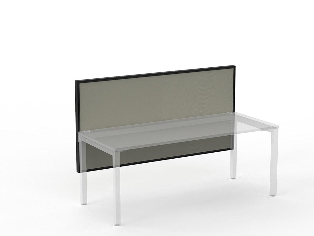 Studio 50 Desk Mount Screen - 900H x 1800W-Office Partitons-CN-Riverstone-Commercial Traders - Office Furniture