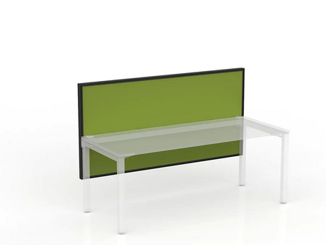 Studio 50 Desk Mount Screen - 900H x 1800W-Office Partitons-CN-Midnight-Commercial Traders - Office Furniture