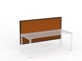 Studio 50 Desk Mount Screen - 900H x 1800W-Office Partitons-SP-Orange-Commercial Traders - Office Furniture