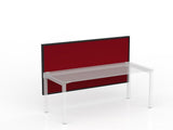 Studio 50 Desk Mount Screen - 900H x 1800W-Office Partitons-SP-Red-Commercial Traders - Office Furniture