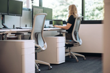 Buro Syntra Height Adjustable Desk-Desking-1500 x 750-Black-Commercial Traders - Office Furniture