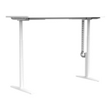 Buro Syntra Height Adjustable Desk-Desking-1800 x 750-White-Commercial Traders - Office Furniture