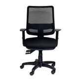 Saga Mesh Chair-Office Chairs-With Arms-Flat Pack Please-Commercial Traders - Office Furniture