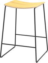 Skala Stools 650H-Barstools-Black-No-Commercial Traders - Office Furniture