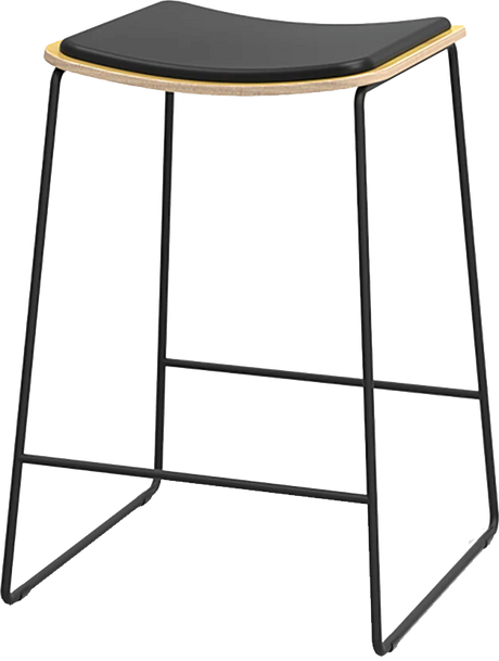 Skala Stools 650H-Barstools-Black-No-Commercial Traders - Office Furniture