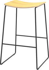 Skala Stools 750H-Barstools-Black-No-Commercial Traders - Office Furniture