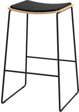 Skala Stools 750H-Barstools-Black-No-Commercial Traders - Office Furniture