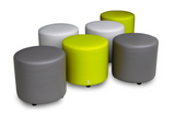 Round Ottoman - Small-Reception Furniture-North Island Delivery-Elton-Commercial Traders - Office Furniture