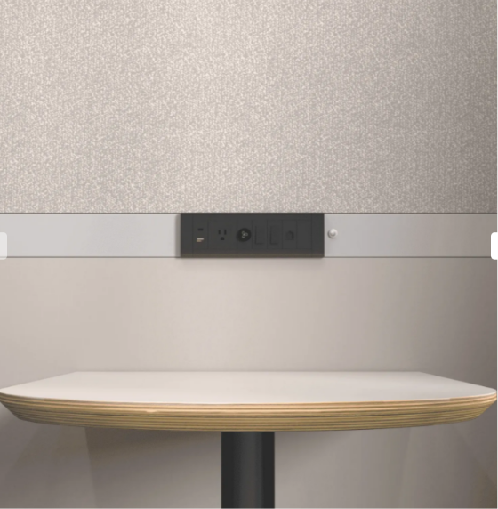 Tuesday Large Booth V1-Acoustic-Storm Grey-Commercial Traders - Office Furniture