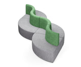 Nordic Curved-Reception Chairs-Lustrell (Vinyl)-Commercial Traders - Office Furniture